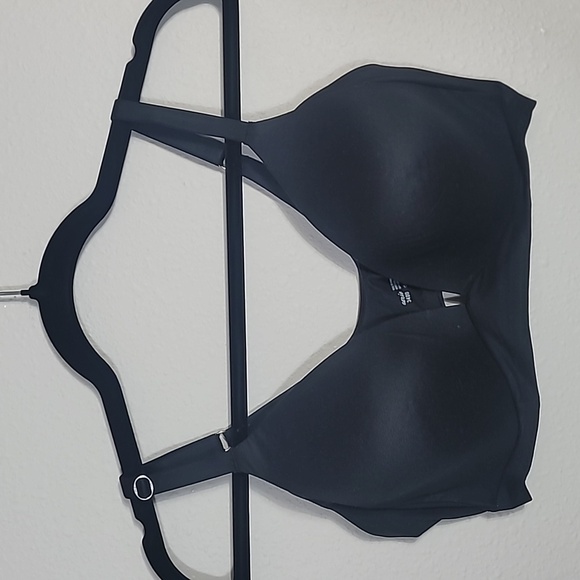 Aerie Real Sunnie Wireless Bra Size 34DD Black Comfort Adjustable Padded Pullove - Picture 1 of 8